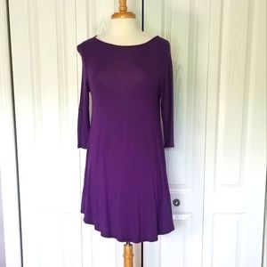 All For You Long Purple Shirt